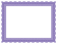 Purple Formal Certificate Border 1