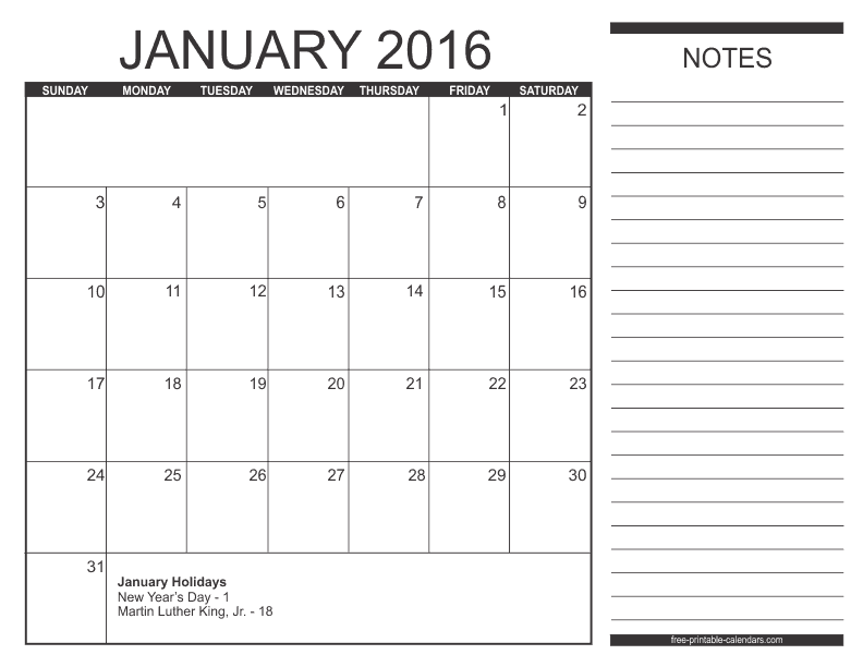 calendars monthly printable Free printable calendars for first grade