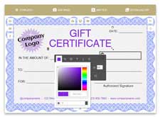 Gift Certificate Maker