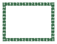 Green Full Sheet Grunge Border 1