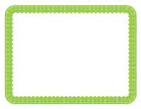 Green Lace Full Sheet Border 1