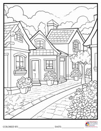 Houses

 Coloring Pages for Adults 5 - Colored By