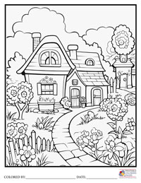 Houses

 Coloring Pages for Adults 6 - Colored By