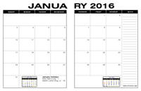 2016 Desk Calendars