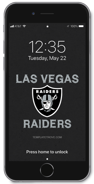 Las Vegas Raiders Lock Screen 2