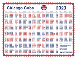 Mountain Times 2023 Chicago Cubs Printable Schedule