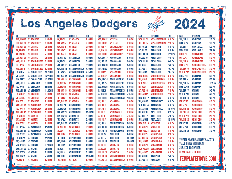 2024 Dodgers Stats Kaela Maridel