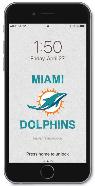 Miami Dolphins Lock Screen 3
