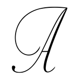 Monogram Letter A - 1