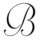 Monogram Letter B - 1