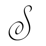 Monogram Letter S - 1