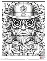 Monster Robots Steampunk

 Coloring Pages for Adults 2 - Colored By