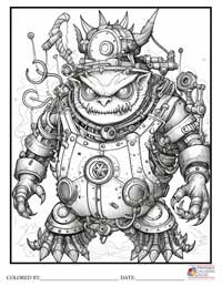 Monster Robots Steampunk

 Coloring Pages for Adults 3 - Colored By