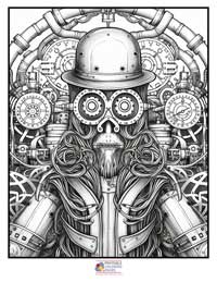 Monster Robots Steampunk

 Coloring Pages for Adults 4B