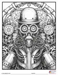 Monster Robots Steampunk

 Coloring Pages for Adults 4 - Colored By