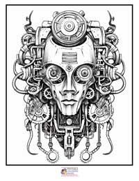 Monster Robots Steampunk

 Coloring Pages for Adults 9B