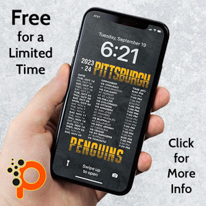 2023 Pittsburgh Penguins Phone Schedules