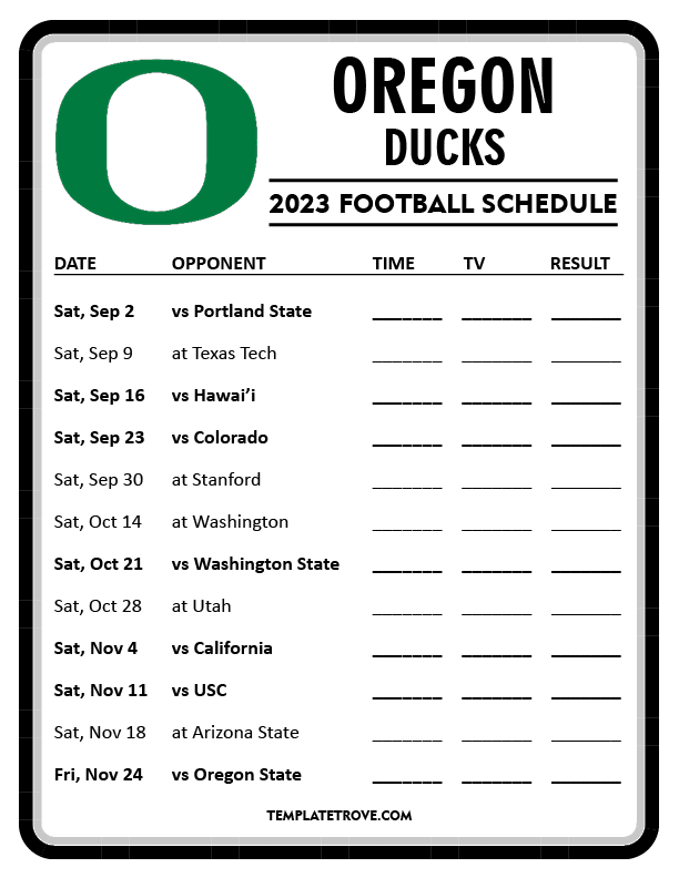 Oregon Ducks Football Schedule 2024 25 Game Diana Nicholle Oregon Ducks Football Schedule 2024 25 Game Diana Nicholle