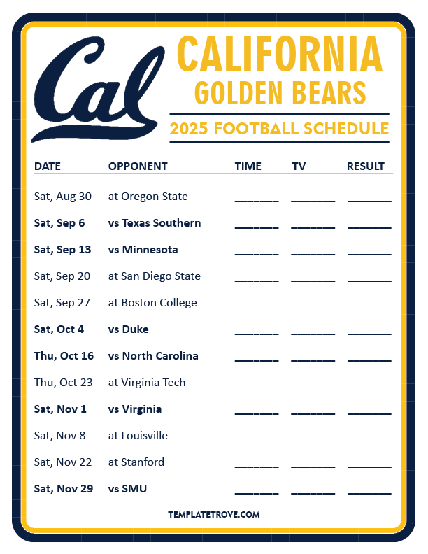 Bears Schedule 2025 Season Release Date