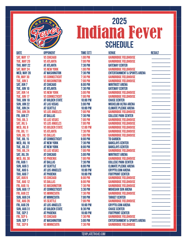 Indiana Fever Home Game Schedule 2025 Kial Selina