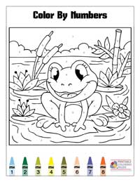Coloring By Numbers Coloring Pages 14 - Colored By