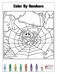 Coloring By Numbers Coloring Pages 15 - Colored By