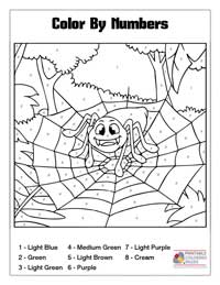 Coloring By Numbers Coloring Pages 15B