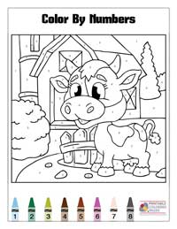 Coloring By Numbers Coloring Pages 19 - Colored By