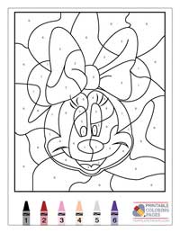 Coloring By Numbers Coloring Pages 3 - Colored By
