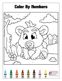 Coloring By Numbers Coloring Pages 9 - Colored By