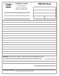Proposal Template 2