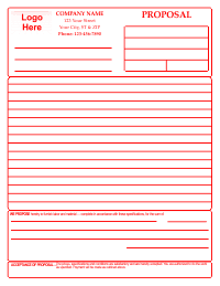 Proposal Template 2 - Red