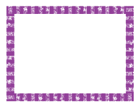 Purple Fourth Sheet Grunge Border