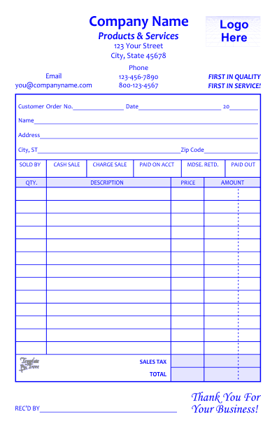 Receipt Templates