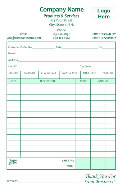 word business for template Templates Receipt