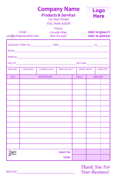 Receipt Templates