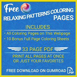 Relaxing Patterns Coloring Pages