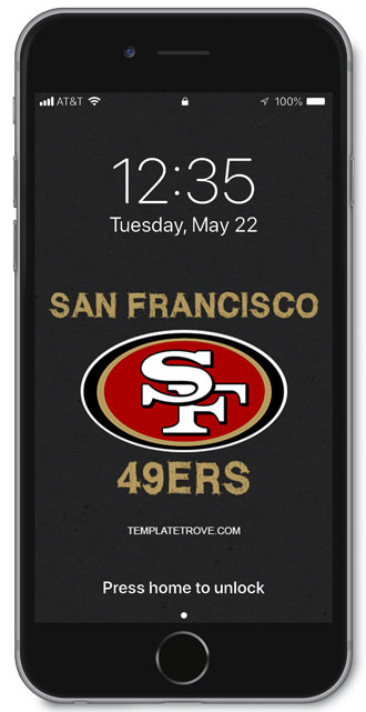 San Francisco 49ers Lock Screen 2