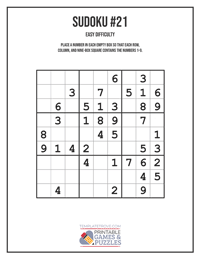 Sudoku Easy #21