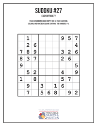 Sudoku Easy #27