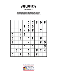 Sudoku Easy #32