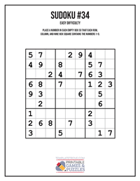Sudoku Easy #34