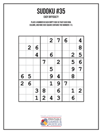 Sudoku Easy #35