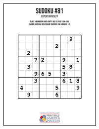 Sudoku Expert #81