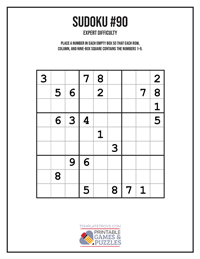 Sudoku Expert #90