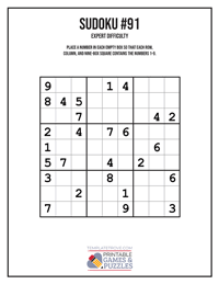 Sudoku Expert #91