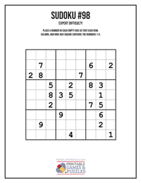 Sudoku Expert #98