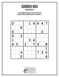 Sudoku Hard #63