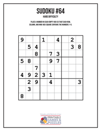 Sudoku Hard #64