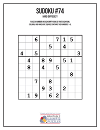 Sudoku Hard #74
